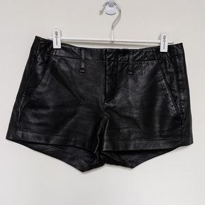 Rag & Bone leather perforated shorts size 28